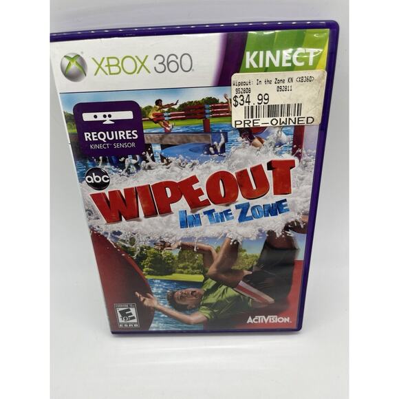 Kinect ABC’s Wipeout In The Zone (Xbox 360, 2011) Rare Video Game With Manual - Picture 1 of 3